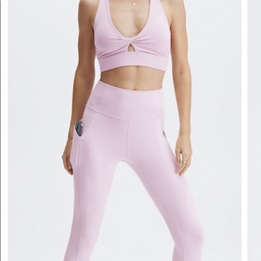 Sold Reserved Fabletics purple workout set - Picture 2 of 3